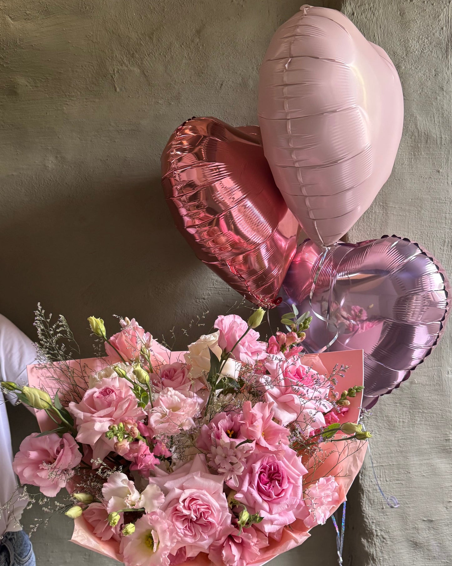 Foil Balloon Pink Heart 18" with helium