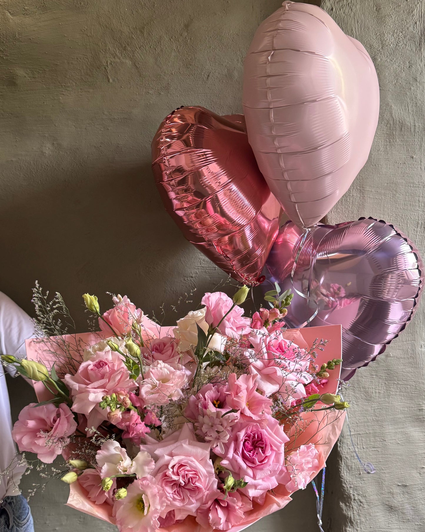 Foil balloons set of 3 pieces with helium in various colores