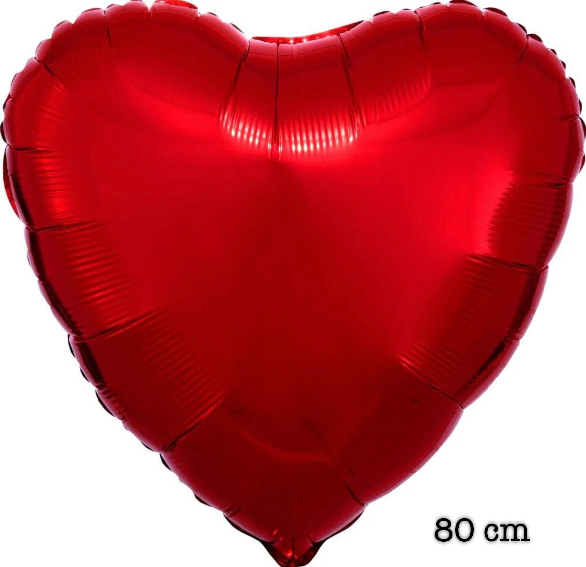 Foil Balloon Big Red Heart 80 cm with helium in various colors