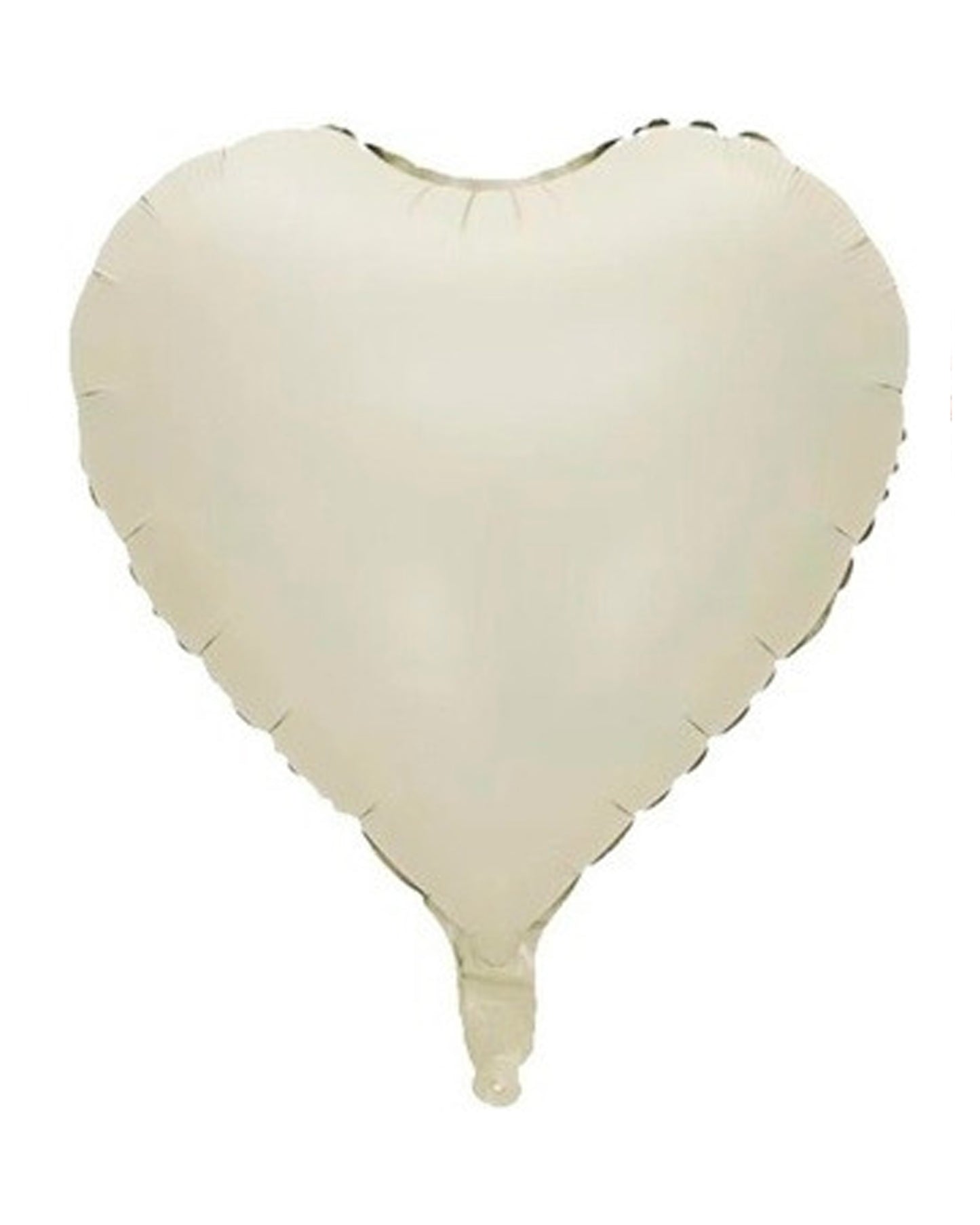 Foil Balloon Nude Matte Heart 18" with helium