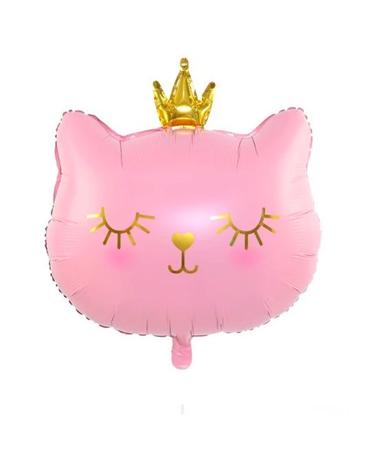 Foil Balloon Big Pink Cat with helium
