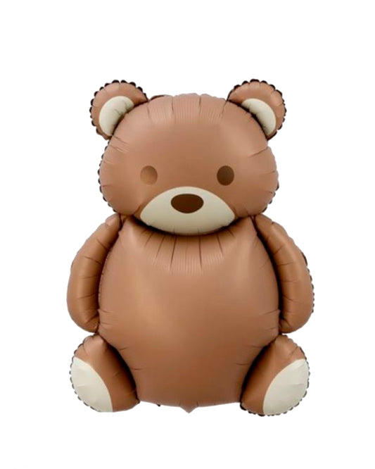 Foil Balloon Big Brown Bear with helium