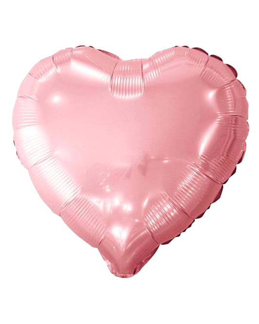 Foil Balloon Light Pink Heart 18" with helium