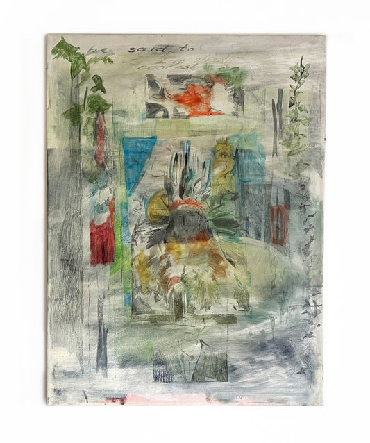 artwork, oil painting - he said to be cool #3