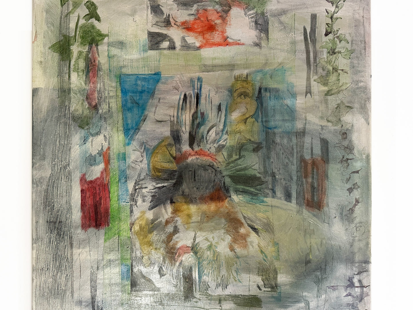 artwork, oil painting - he said to be cool #3