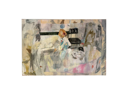 artwork, oil painting - he said to be cool #1
