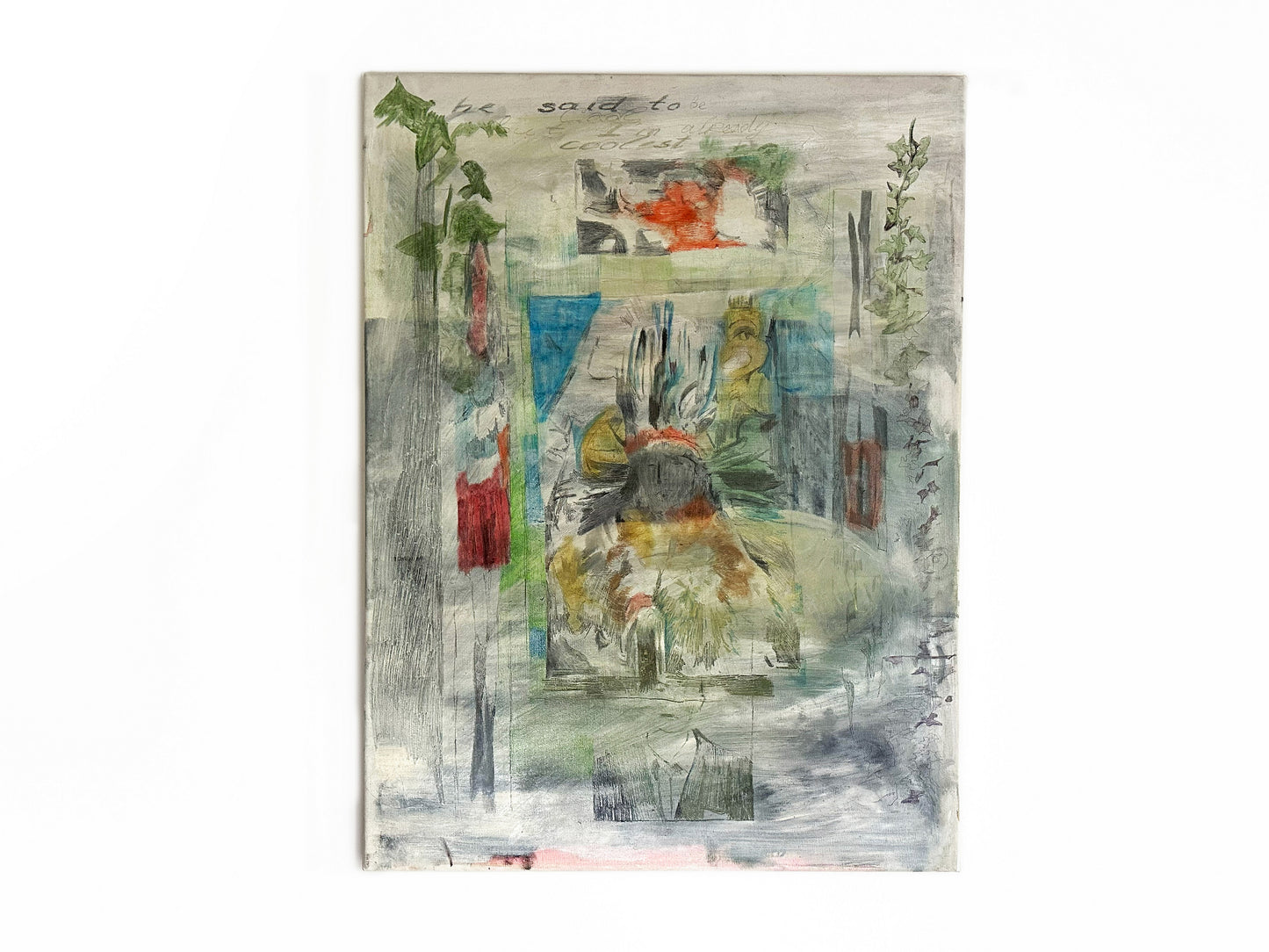 artwork, oil painting - he said to be cool #3