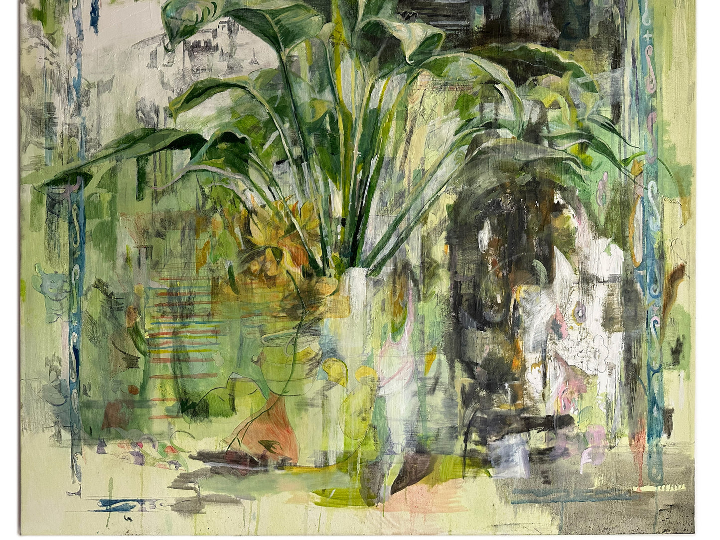 artwork, oil painting - I wanted to conquer fear and I got straight #1