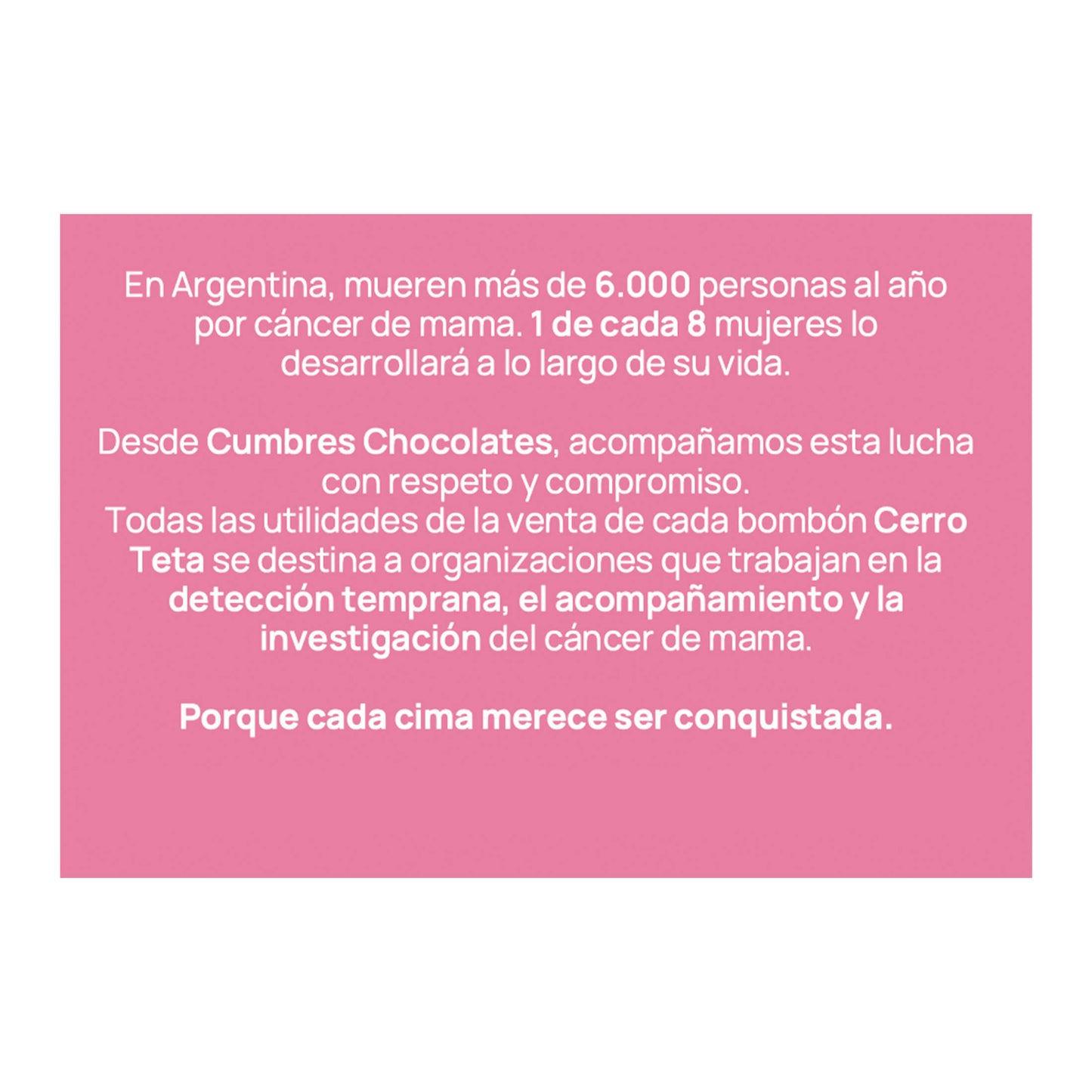 Сhocolate Cerro Teta